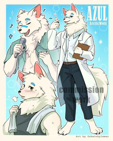 OC Drawing Page (Azul)